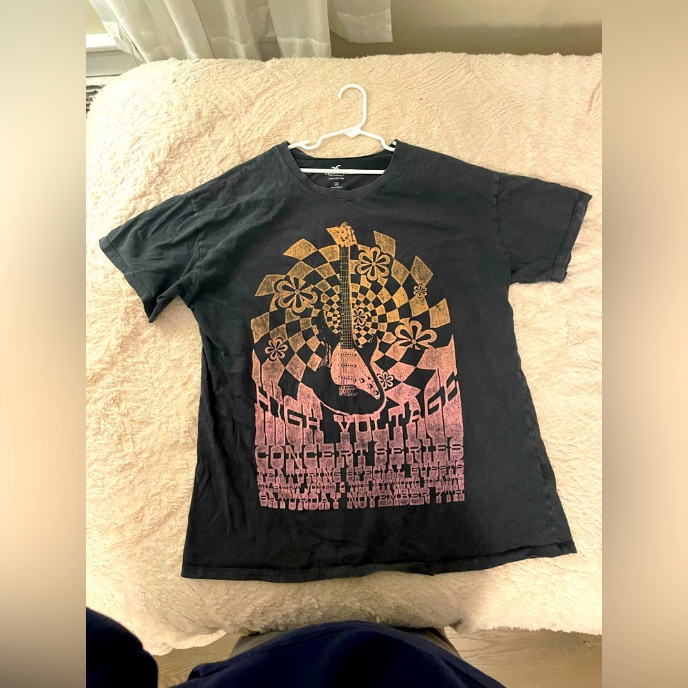 Hollister oversized graphic tee